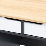 Reed Mid-Century Modern 2-Drawer Computer Desk