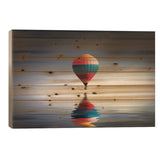 Reflection Balloon Print On Wood by Bess Hamiti - Multi-Color