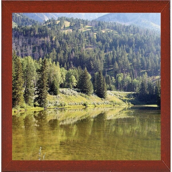 Reflections I-WILWAY109789 Framed Print 24"x24" by Willow Way Studios, Inc.