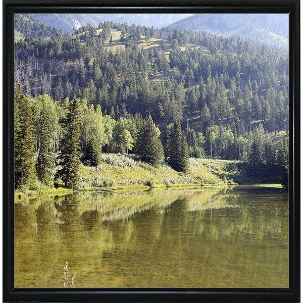 Reflections I-WILWAY109789 Framed Print 24"x24" by Willow Way Studios, Inc.