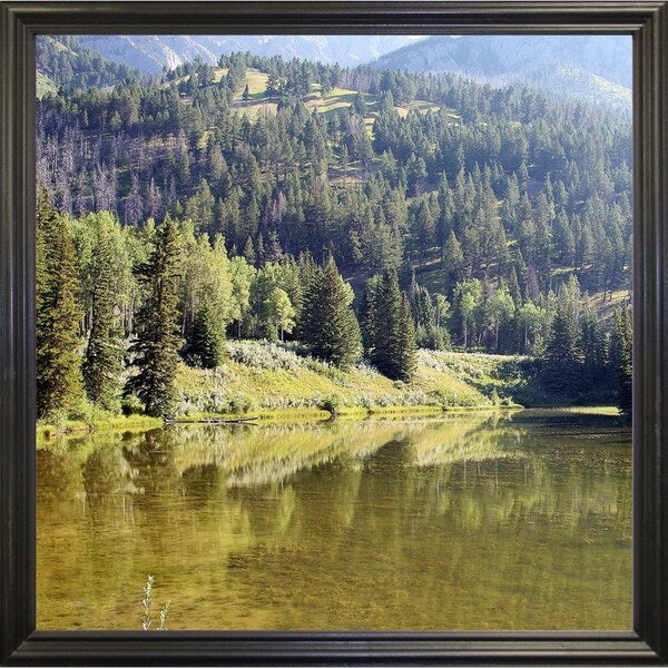 Reflections I-WILWAY109789 Framed Print 24"x24" by Willow Way Studios, Inc.