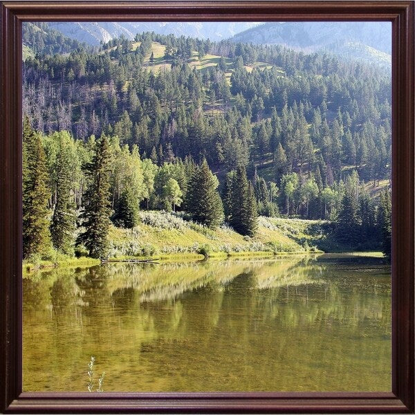Reflections I-WILWAY109789 Framed Print 24"x24" by Willow Way Studios, Inc.