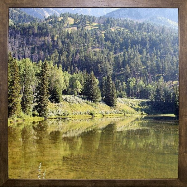 Reflections I-WILWAY109789 Framed Print 24"x24" by Willow Way Studios, Inc.