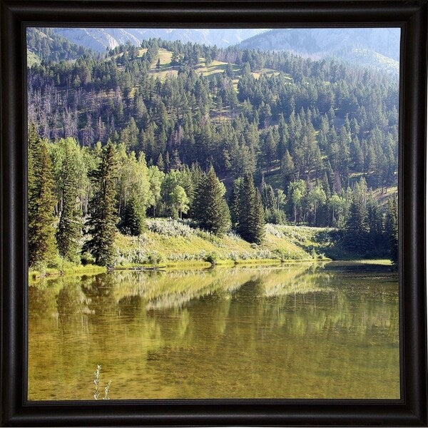 Reflections I-WILWAY109789 Framed Print 24"x24" by Willow Way Studios, Inc.