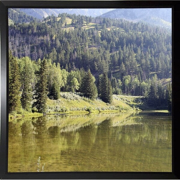 Reflections I-WILWAY109789 Framed Print 24"x24" by Willow Way Studios, Inc.