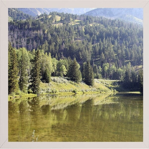 Reflections I-WILWAY109789 Framed Print 24"x24" by Willow Way Studios, Inc.