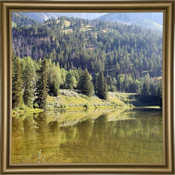Reflections I-WILWAY109789 Framed Print 24"x24" by Willow Way Studios, Inc.