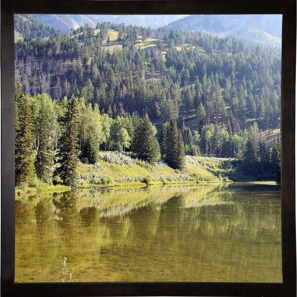 Reflections I-WILWAY109789 Framed Print 24"x24" by Willow Way Studios, Inc.