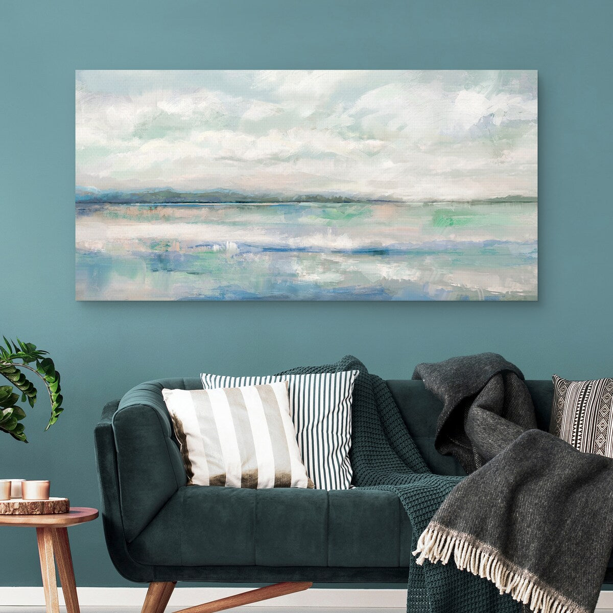Reflective Horizon by Studio Arts Canvas Art Print