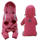 Reflective Waterproof Pet Raincoats Hooded Jumpsuits for Small Medium Dogs