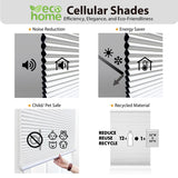 Regal Estate 64-inch Grey Cloud Light-filtering Cordless Cellular Shade
