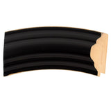Regalia Framed Round Mirror in Rubbed Black