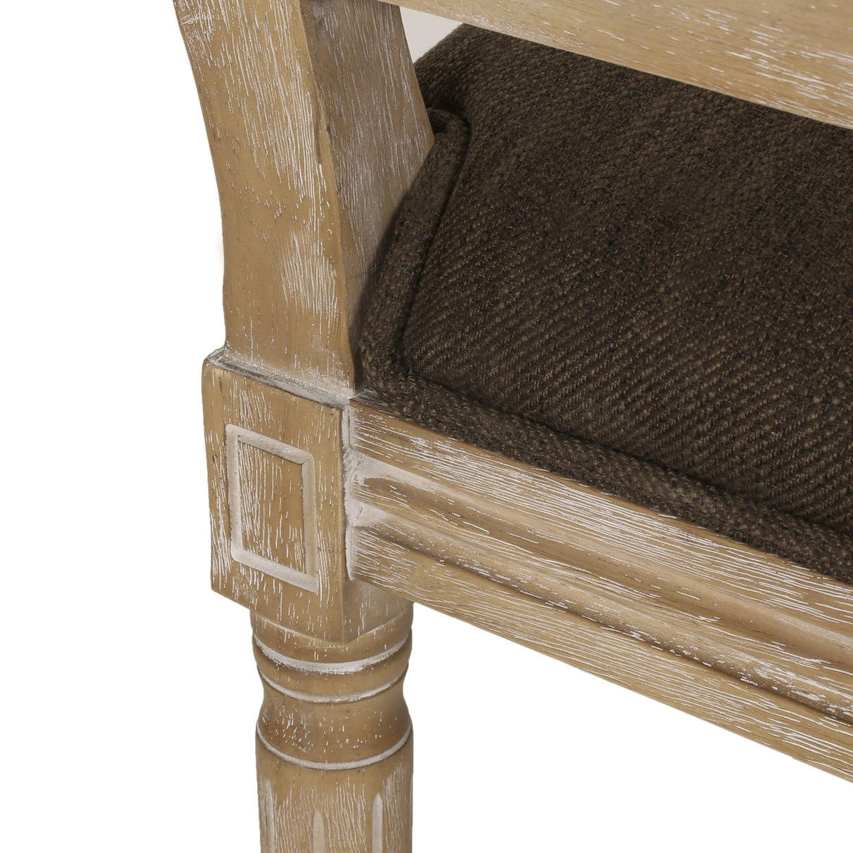 Regan Wood and Cane Upholstered Expandable 7 Piece Dining Set by Christopher Knight Home
