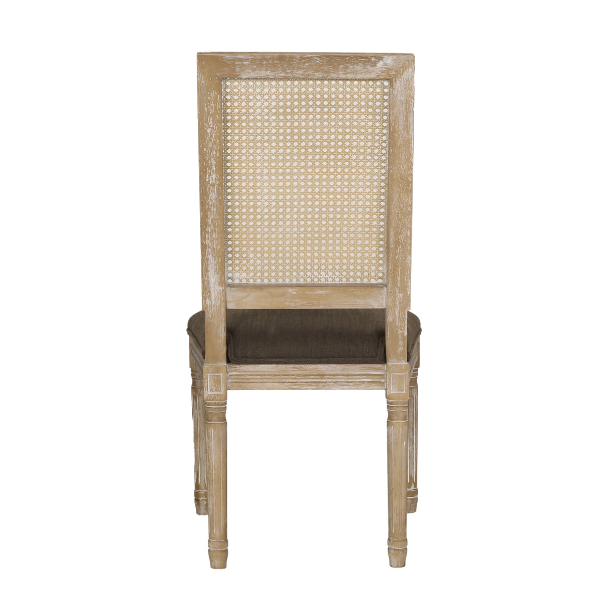 Regan Wood and Cane Upholstered Expandable 7 Piece Dining Set by Christopher Knight Home