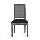 Regan Wood and Cane Upholstered Expandable 7 Piece Dining Set by Christopher Knight Home