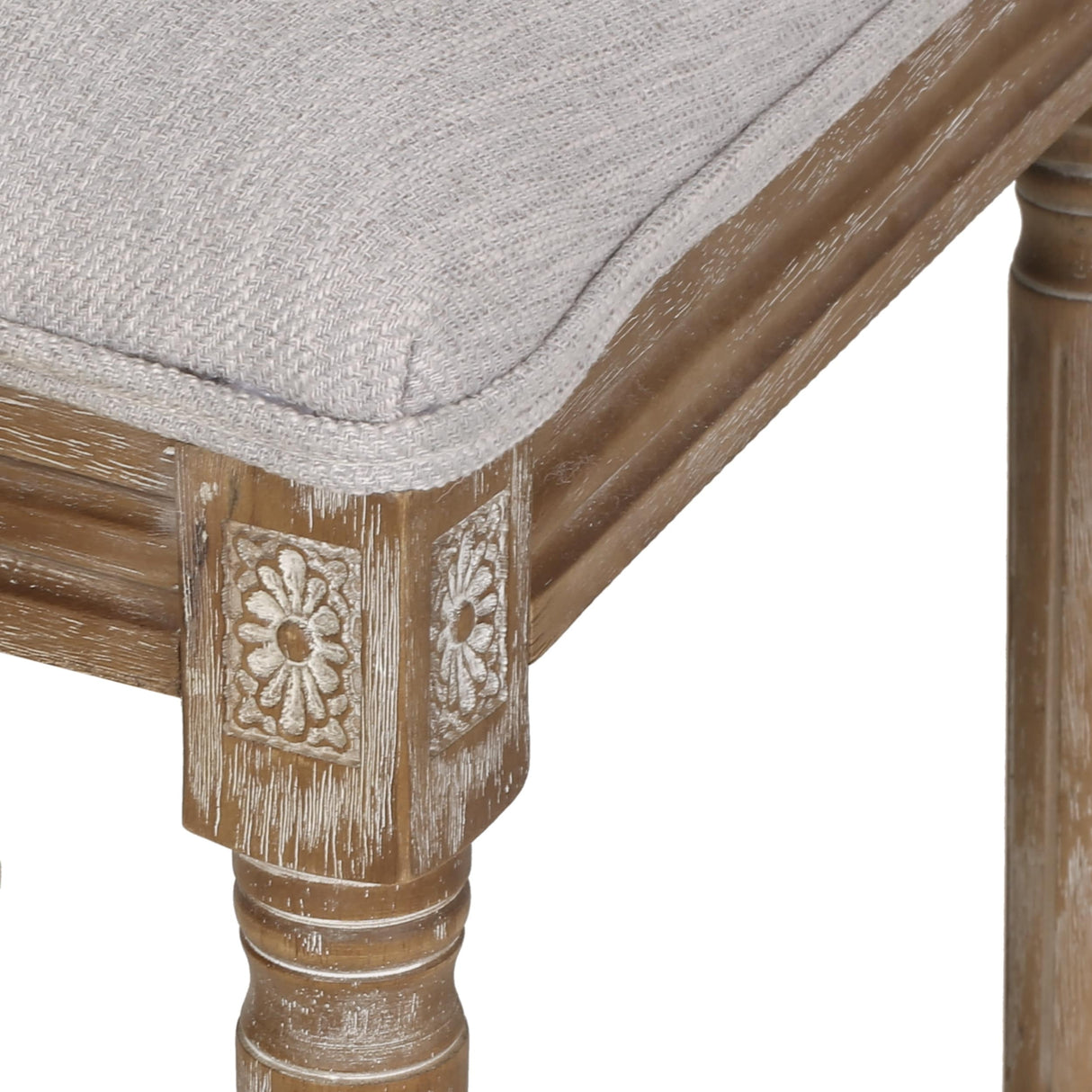 Regan Wood and Cane Upholstered Expandable 7 Piece Dining Set by Christopher Knight Home