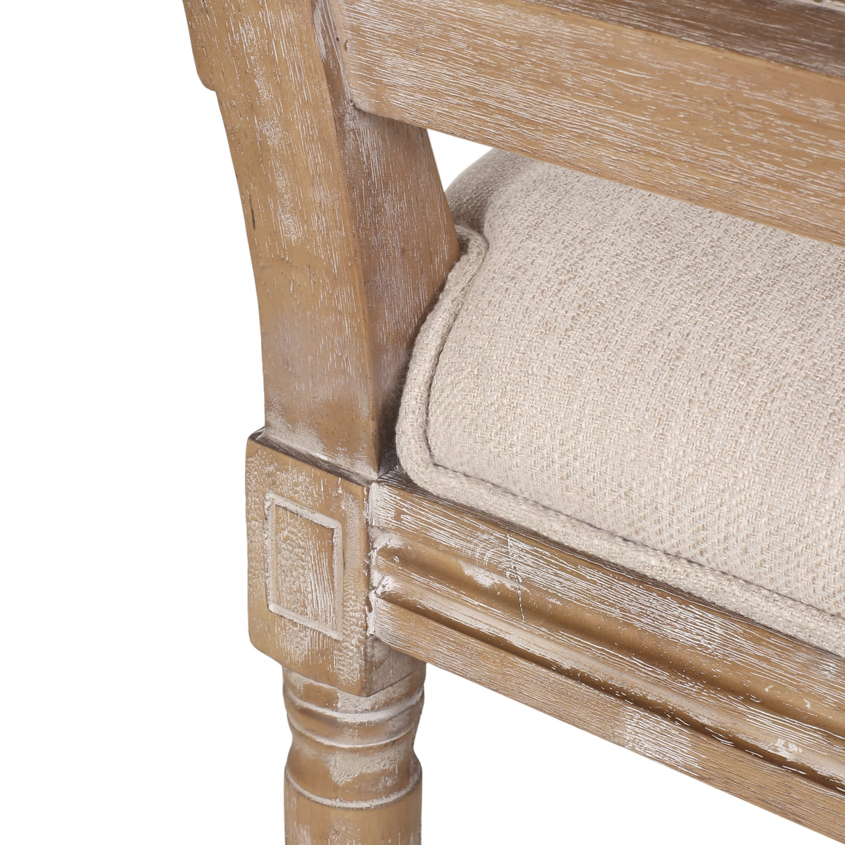 Regan Wood and Cane Upholstered Expandable 7 Piece Dining Set by Christopher Knight Home