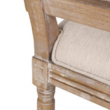 Regan Wood and Cane Upholstered Expandable 7 Piece Dining Set by Christopher Knight Home