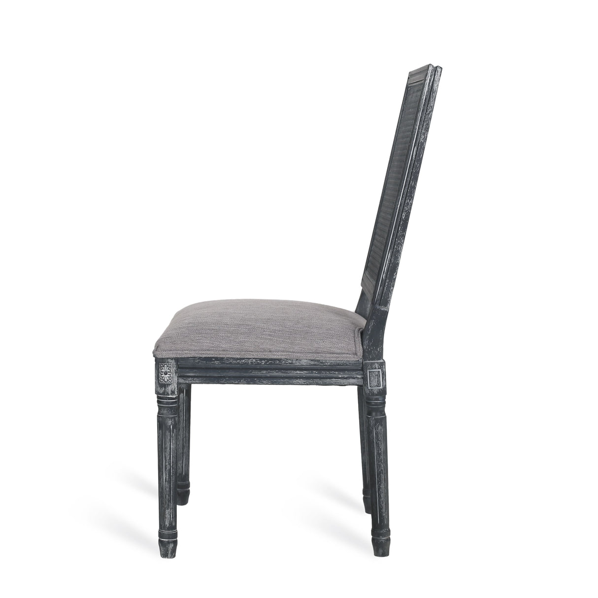Regan Wood and Cane Upholstered Expandable 7 Piece Dining Set by Christopher Knight Home