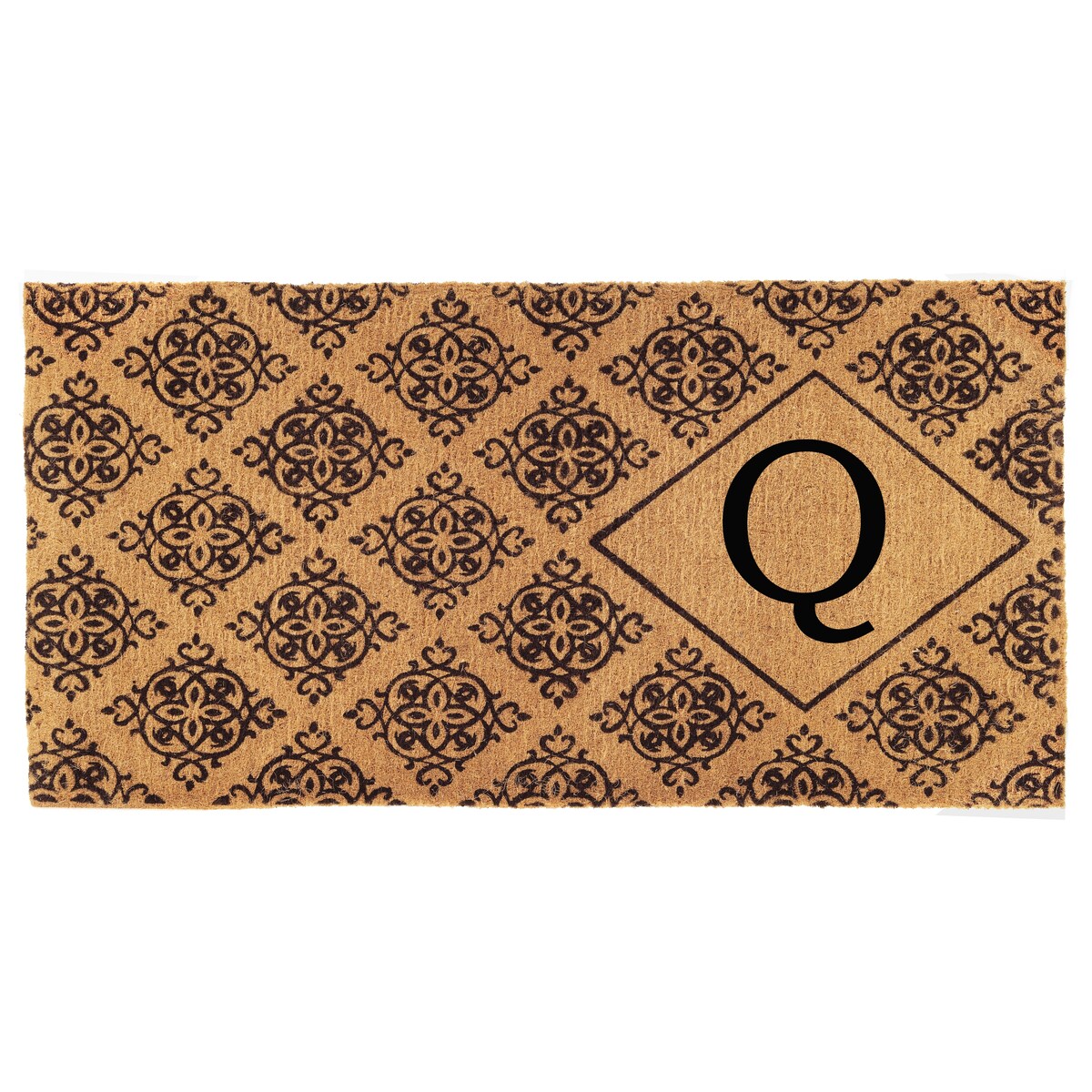 Calloway Mills Regency Monogram Doormat 3' x 6' x 1.5" (Letter Q) - 36 x 72 in
