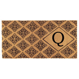 Calloway Mills Regency Monogram Doormat 3' x 6' x 1.5" (Letter Q) - 36 x 72 in