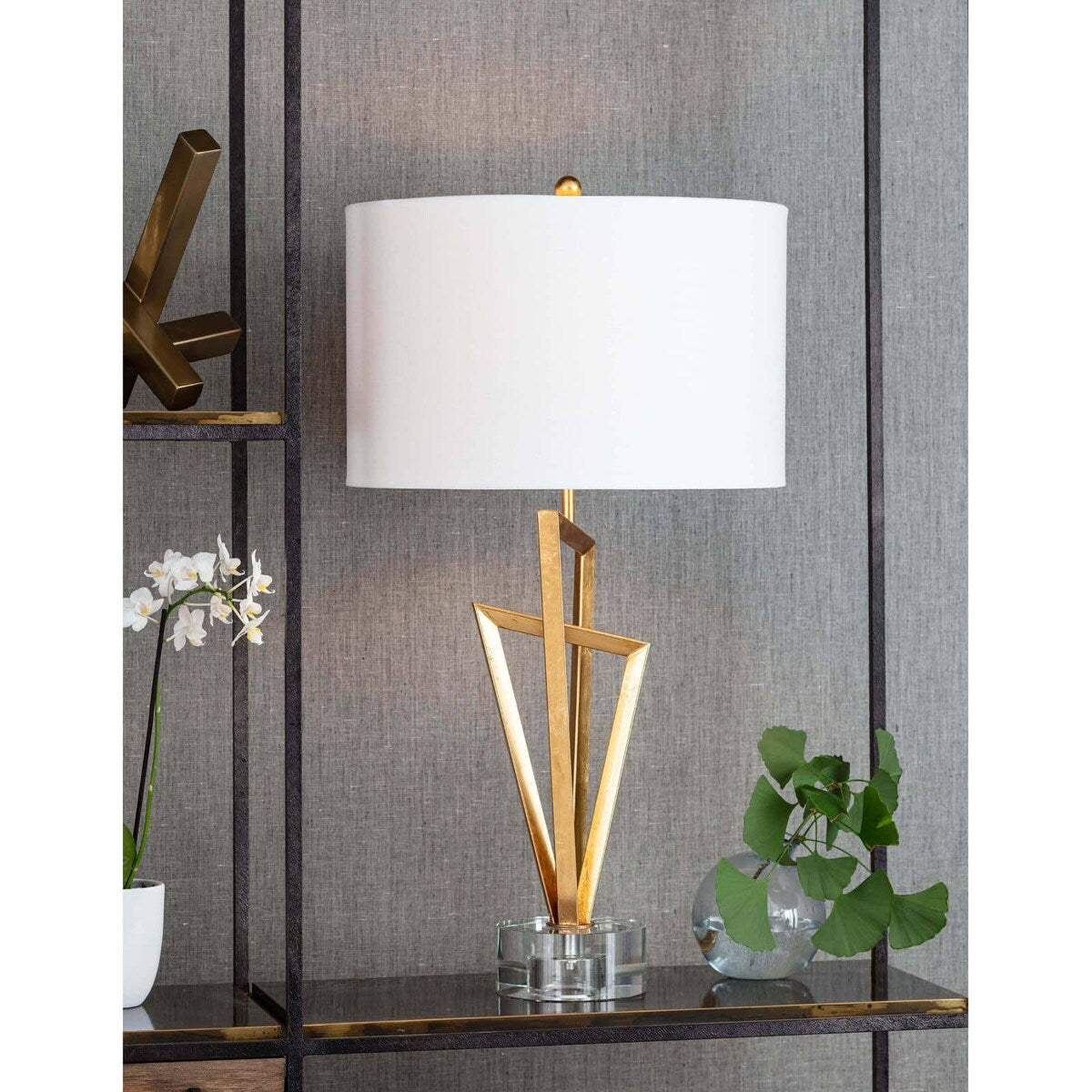 Regina Andrew 13-1363 One Light Table Lamp Sydney Gold Leaf - One Size