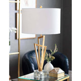 Regina Andrew 13-1363 One Light Table Lamp Sydney Gold Leaf - One Size