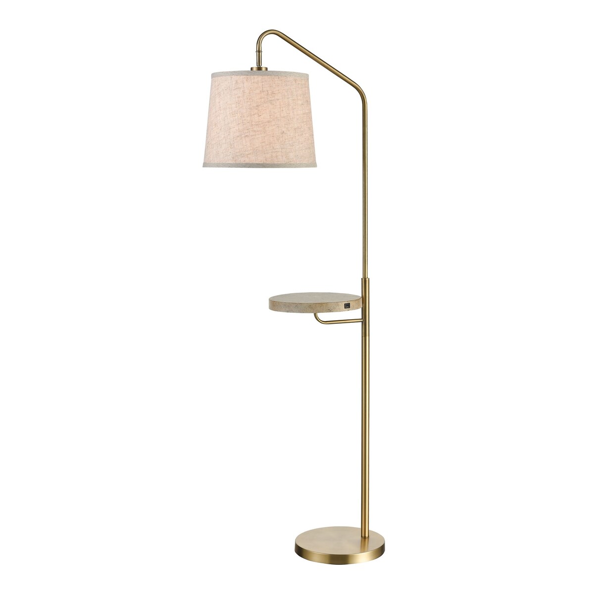 Regina Floor Lamp with USB Charger