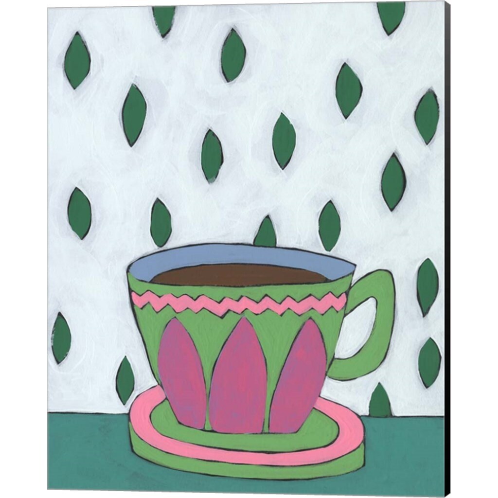 Regina Moore 'Mid Morning Coffee A' Canvas Art, Set of 2