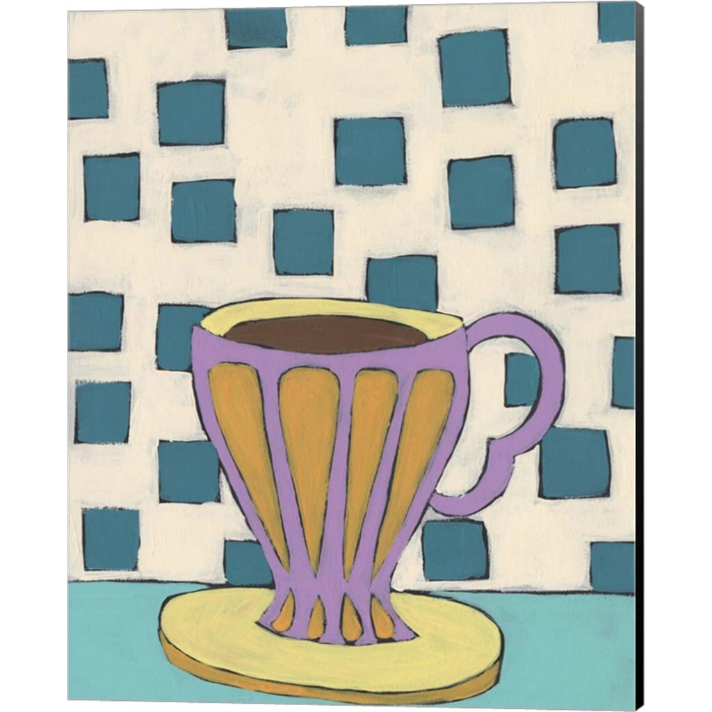 Regina Moore 'Mid Morning Coffee A' Canvas Art, Set of 2