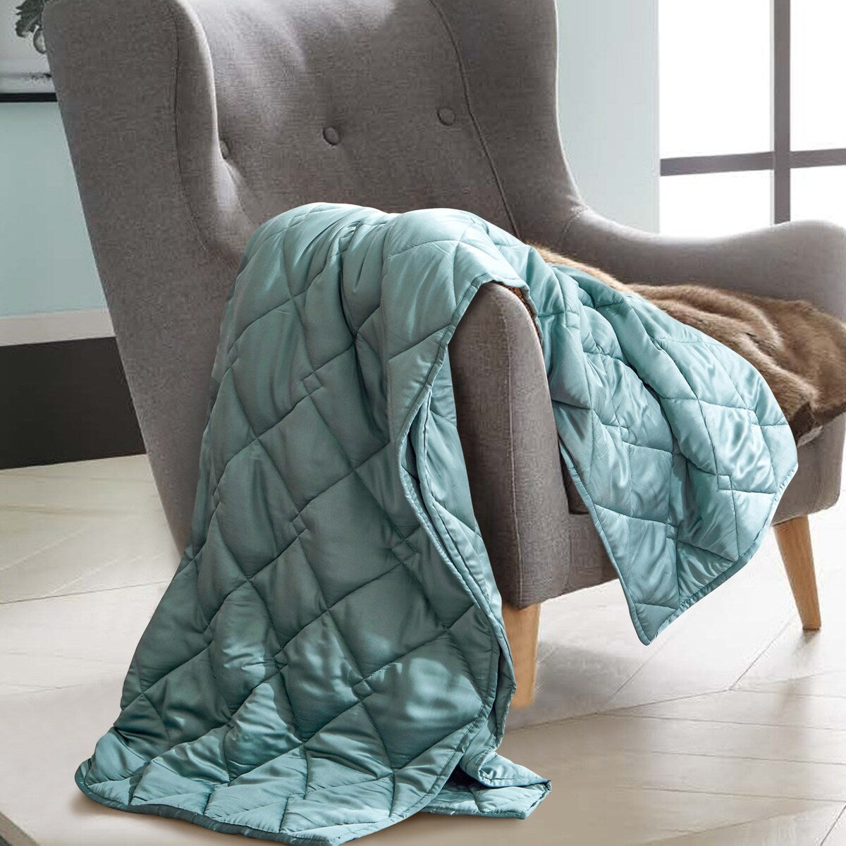 Rejuve Breathable Bamboo Weighted Throw Blanket 10, 12 & 15 lb