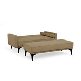 Relax A Lounger Medina Convertible Sofa with Ottoman by iLounge