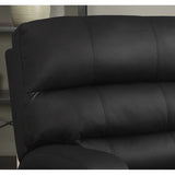 Relax A Lounger Ranier Black Faux Leather Recliner