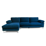 Relax Lounge Sofa Bed Sleeper Fabric Left Hand and Facing Sofa for Living Room, Bedroom