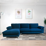 Relax Lounge Sofa Bed Sleeper Fabric Left Hand and Facing Sofa for Living Room, Bedroom