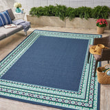 Remington Indoor/ Outdoor Border Area Rug by Christopher Knight Home