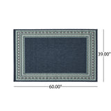 Remington Indoor/ Outdoor Border Area Rug by Christopher Knight Home