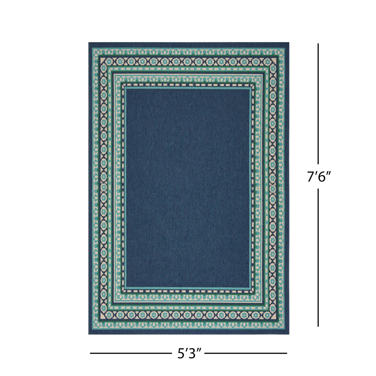 Remington Indoor/ Outdoor Border Area Rug by Christopher Knight Home
