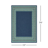 Remington Indoor/ Outdoor Border Area Rug by Christopher Knight Home