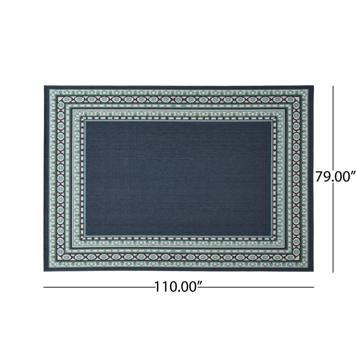 Remington Indoor/ Outdoor Border Area Rug by Christopher Knight Home