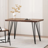 Remington Natural Wood Live Edge Writing Desk by Christopher Knight Home - Natural + Black