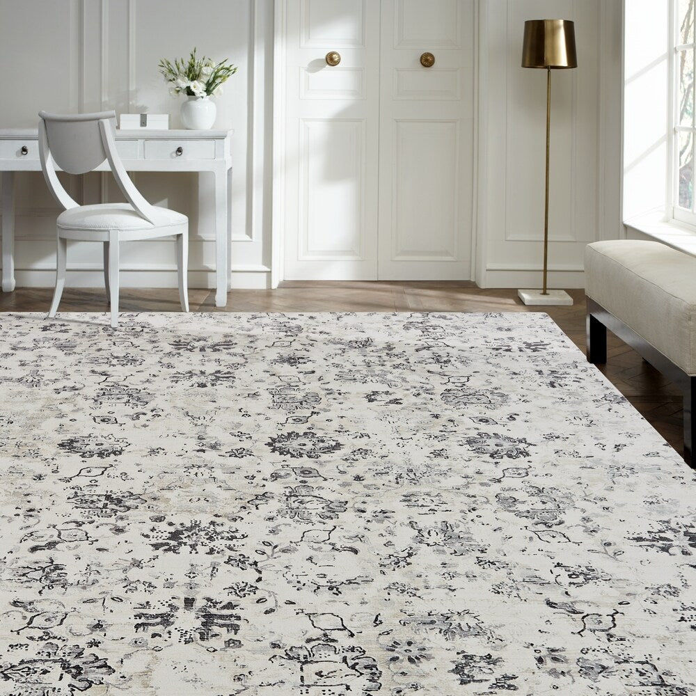 Copper Grove Stefanvoda Multitonal Grey Area Rug