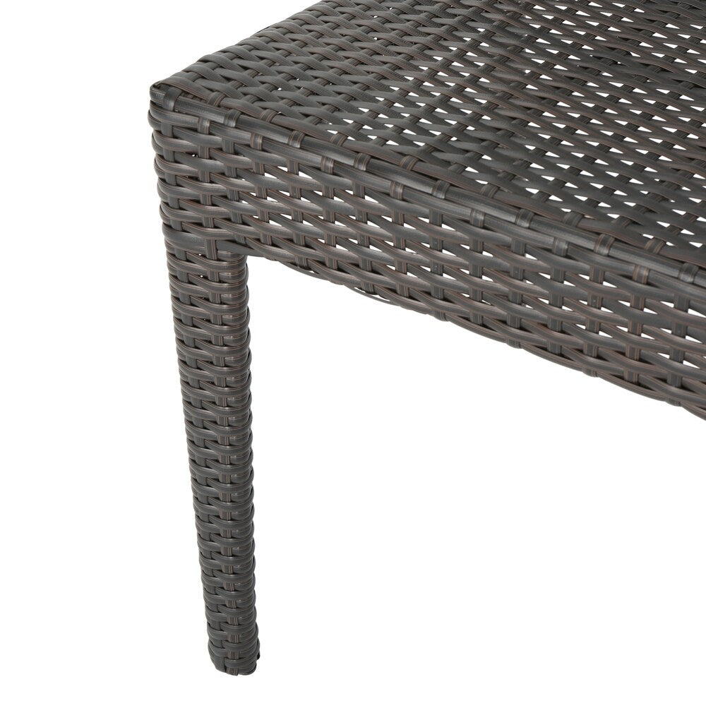 Remy Outdoor 3-Piece Wicker Stacking Chair Chat Set by Christopher Knight Home