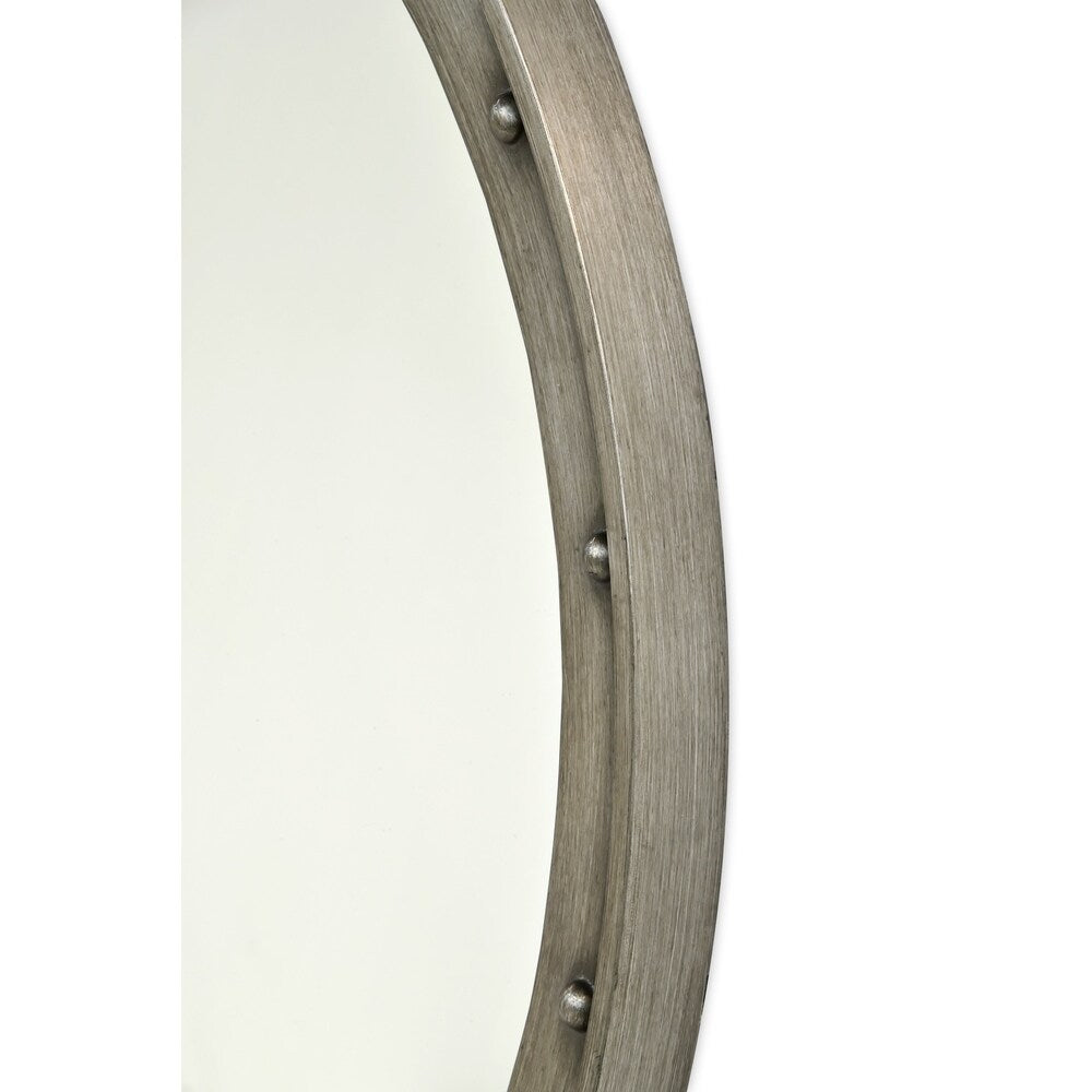 Renwil Melva Framed Antique Grey Mirror - Clear - Large