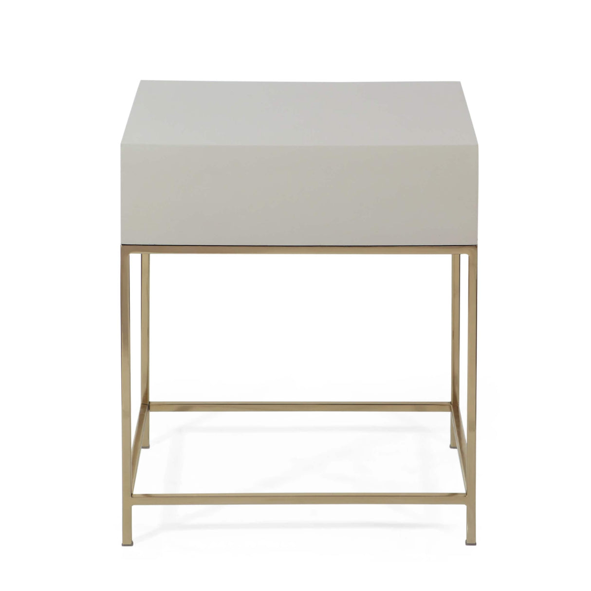 Reser Modern Glam Handcrafted Scroll Mesh Nightstand by Christopher Knight Home