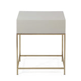 Reser Modern Glam Handcrafted Scroll Mesh Nightstand by Christopher Knight Home