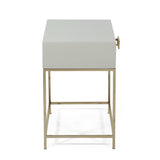 Reser Modern Glam Handcrafted Scroll Mesh Nightstand by Christopher Knight Home