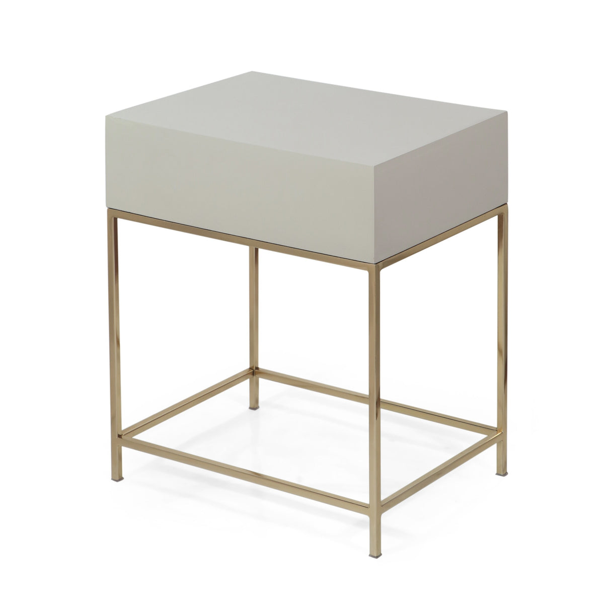 Reser Modern Glam Handcrafted Scroll Mesh Nightstand by Christopher Knight Home