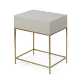 Reser Modern Glam Handcrafted Scroll Mesh Nightstand by Christopher Knight Home