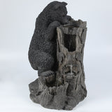 Resin Bear and Tree Outdoor Patio Foutain